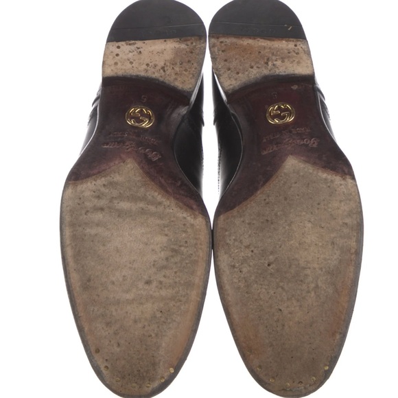 Gucci Leather Brogues shoes with laser-cut accents. Men’s size 6.5 /women’s 8.5. - Picture 4 of 4
